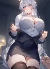 Office Lady Kiana Kaslana [Gray]