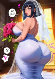 Hinata Hyuga Wedding [SinderellaAI]