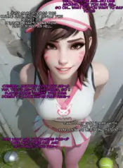 D.Va Playing Game On Tennis Court [LewdLilith]
