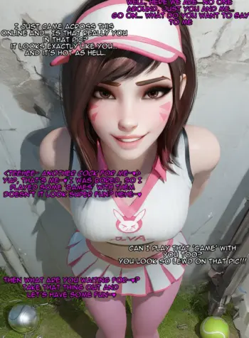 D.Va Playing Game On Tennis Court [LewdLilith]